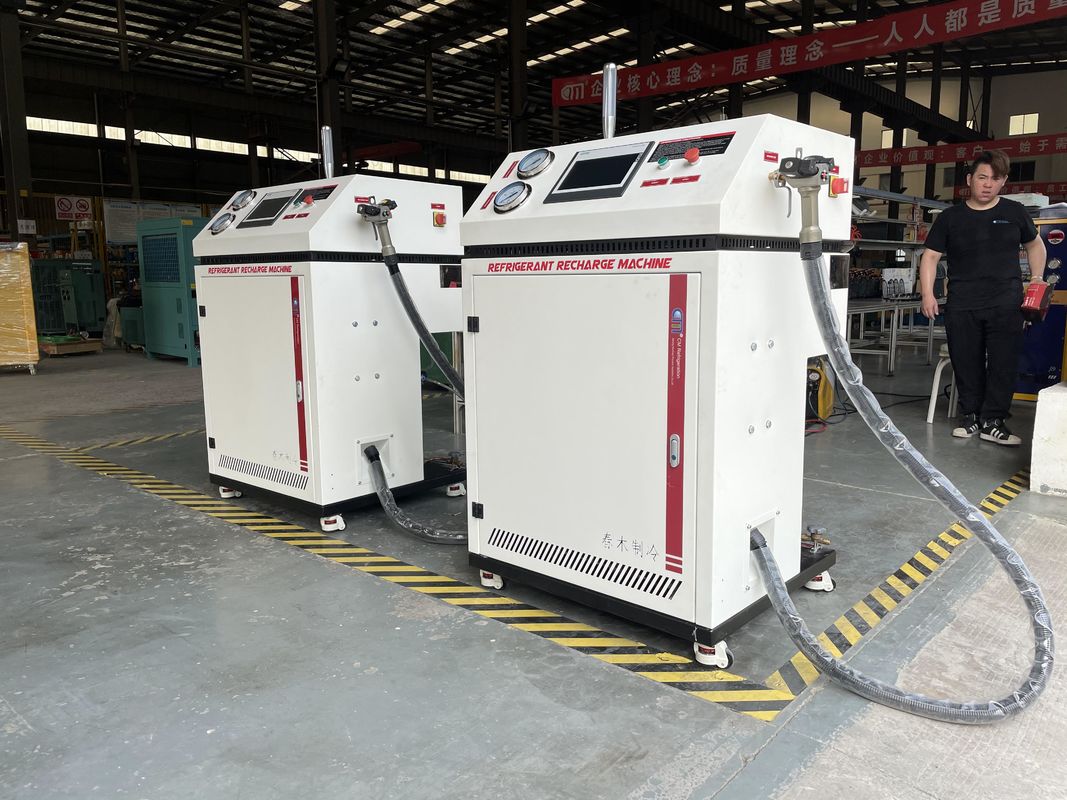 Gas Freon R134a R32 Recharging Machine Refrigerant Filling Equipment
