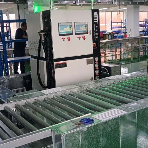 R410A Auto Refrigerant Gas Freon Recharge Machine Charging Vacuum Station